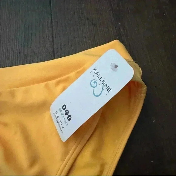 NWT Cheeks Swimwear - Rory Bottom in  Sunshine L - Picture 3 of 5